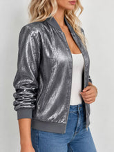 Full Size Zip Up Long Sleeve Jacket Plus Size - Sun Imperial product photo 19