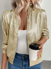 Full Size Zip Up Long Sleeve Jacket Plus Size - Sun Imperial product photo 1