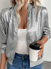 Full Size Zip Up Long Sleeve Jacket Plus Size - Sun Imperial product photo 5