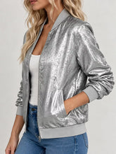 Full Size Zip Up Long Sleeve Jacket Plus Size - Sun Imperial product photo 6