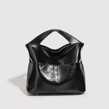Glossy Patent Leather Minimalist Tote Handbag - Sun Imperial product photo 1