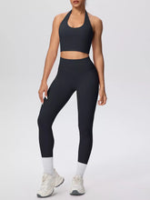 Halter Crop Top and High-Waisted Leggings Set - Sun Imperial product photo 10