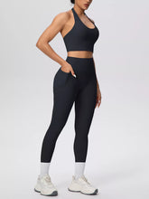 Halter Crop Top and High-Waisted Leggings Set - Sun Imperial product photo 11