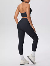 Halter Crop Top and High-Waisted Leggings Set - Sun Imperial product photo 12