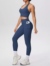 Halter Crop Top and High-Waisted Leggings Set - Sun Imperial product photo 14