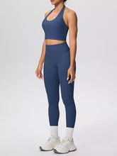 Halter Crop Top and High-Waisted Leggings Set - Sun Imperial product photo 15