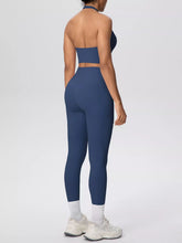 Halter Crop Top and High-Waisted Leggings Set - Sun Imperial product photo 16