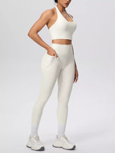 Halter Crop Top and High-Waisted Leggings Set - Sun Imperial product photo 19