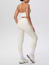 Halter Crop Top and High-Waisted Leggings Set - Sun Imperial product photo 20