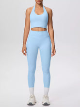 Halter Crop Top and High-Waisted Leggings Set - Sun Imperial product photo 23
