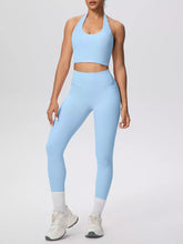 Halter Crop Top and High-Waisted Leggings Set - Sun Imperial product photo 25