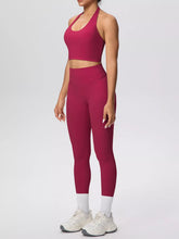 Halter Crop Top and High-Waisted Leggings Set - Sun Imperial product photo 28