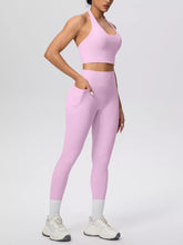 Halter Crop Top and High-Waisted Leggings Set - Sun Imperial product photo 30