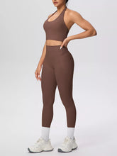 Halter Crop Top and High-Waisted Leggings Set - Sun Imperial product photo 3