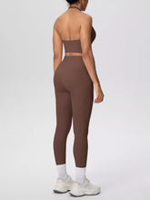 Halter Crop Top and High-Waisted Leggings Set - Sun Imperial product photo 5
