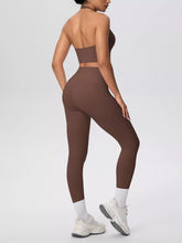 Halter Crop Top and High-Waisted Leggings Set - Sun Imperial product photo 6
