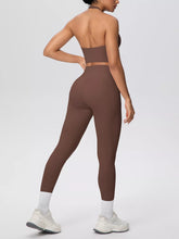 Halter Crop Top and High-Waisted Leggings Set - Sun Imperial product photo 7