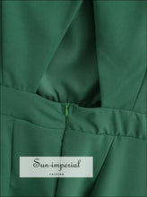 High-Neck Sleeveless Wide-Leg Open-Back Jumpsuit - Sun Imperial product photo 3