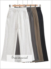 High-Waist Drawstring Sweatpants - Sun Imperial product photo 1