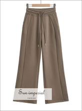 High-Waist Drawstring Sweatpants - Sun Imperial product photo 2