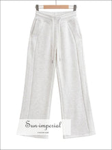 High-Waist Drawstring Sweatpants - Sun Imperial product photo 8