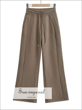 High-Waist Drawstring Sweatpants - Sun Imperial product photo 9