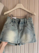 High-Waisted Denim Shorts - Sun Imperial product photo 1