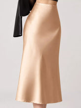 High-Waisted Satin Midi Skirt - Sun Imperial product photo 11