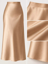 High-Waisted Satin Midi Skirt - Sun Imperial product photo 13