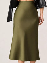 High-Waisted Satin Midi Skirt - Sun Imperial product photo 14
