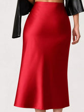 High-Waisted Satin Midi Skirt - Sun Imperial product photo 18