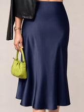 High-Waisted Satin Midi Skirt - Sun Imperial product photo 24
