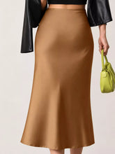 High-Waisted Satin Midi Skirt - Sun Imperial product photo 29