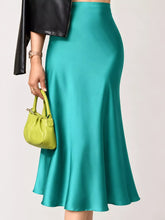 High-Waisted Satin Midi Skirt - Sun Imperial product photo 32