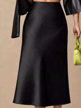 High-Waisted Satin Midi Skirt - Sun Imperial product photo 3