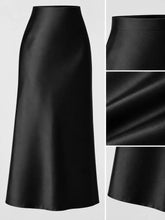 High-Waisted Satin Midi Skirt - Sun Imperial product photo 5