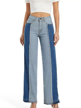 High-Waisted Two Tone Jeans - Sun Imperial product photo 1