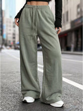 High-Waisted Wide-Leg Sweatpants - Sun Imperial product photo 1