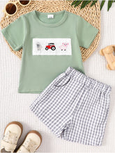 Kids' Animal-Embroidered Tee and Shorts Set - Sun Imperial product photo 1