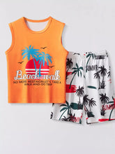 Kids' Beach Walk Top and Shorts Set - Sun Imperial product photo 1