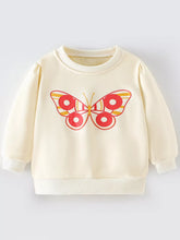 Kids' Butterfly Graphic Crew-Neck Sweatshirt - Sun Imperial product photo 1