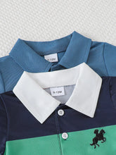 Kids' Color-Block Short-Sleeve Romper - Sun Imperial product photo 2