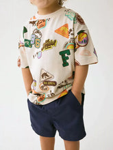 Kids' Dinosaur-Patch Graphic Tee and Shorts Set - Sun Imperial product photo 1