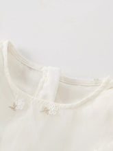Kids' Embroidered Floral Tulle Dress with Lace - Sun Imperial product photo 2