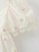 Kids' Embroidered Floral Tulle Dress with Lace - Sun Imperial product photo 3