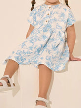 Kids' Floral Button-Front Casual Dress - Sun Imperial product photo 1