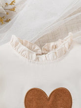 Kids' Heart Ruffle-Trim Top and Corduroy Skirt Set - Sun Imperial product photo 2