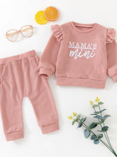Kids' Letter Graphic Ruffle-Trim Top and Pants Set - Sun Imperial product photo 10