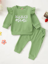 Kids' Letter Graphic Ruffle-Trim Top and Pants Set - Sun Imperial product photo 16