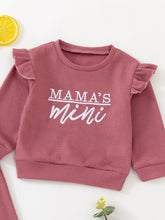Kids' Letter Graphic Ruffle-Trim Top and Pants Set - Sun Imperial product photo 2